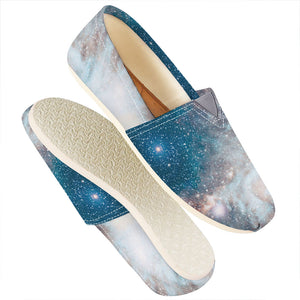 White Cloud Galaxy Space Print Casual Shoes