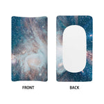 White Cloud Galaxy Space Print Changing Pad Cover