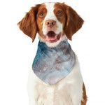 White Cloud Galaxy Space Print Dog Bandana