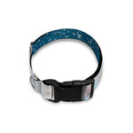 White Cloud Galaxy Space Print Dog Collar