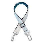 White Cloud Galaxy Space Print Dog Seat Belt