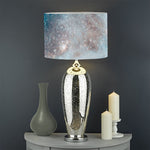 White Cloud Galaxy Space Print Drum Lamp Shade