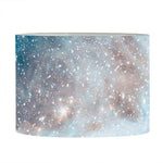 White Cloud Galaxy Space Print Drum Lamp Shade