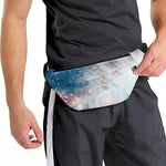White Cloud Galaxy Space Print Fanny Pack