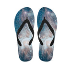White Cloud Galaxy Space Print Flip Flops