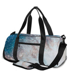 White Cloud Galaxy Space Print Gym Bag