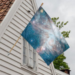 White Cloud Galaxy Space Print House Flag