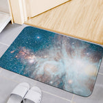 White Cloud Galaxy Space Print Indoor Door Mat