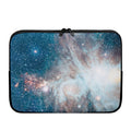 White Cloud Galaxy Space Print Laptop Sleeve