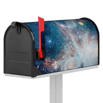 White Cloud Galaxy Space Print Mailbox Cover