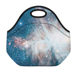 White Cloud Galaxy Space Print Neoprene Lunch Bag