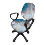 White Cloud Galaxy Space Print Office Chair Cover