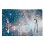 White Cloud Galaxy Space Print Placemat