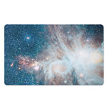 White Cloud Galaxy Space Print Polyester Doormat