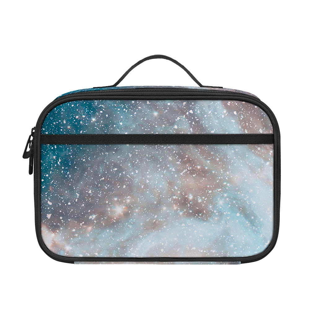 White Cloud Galaxy Space Print Portable Lunch Bag