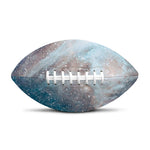 White Cloud Galaxy Space Print Rugby Ball