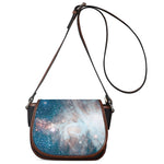 White Cloud Galaxy Space Print Saddle Bag