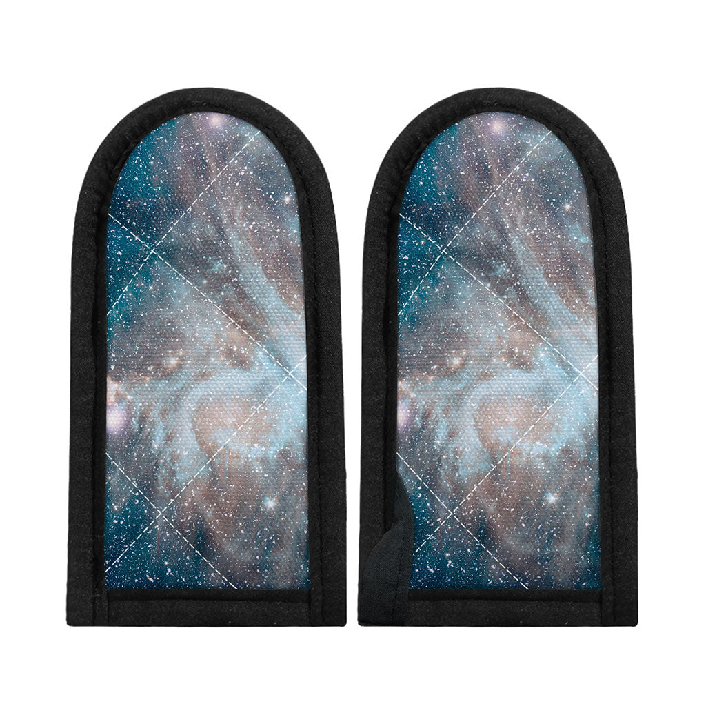 White Cloud Galaxy Space Print Skillet Handle Cover