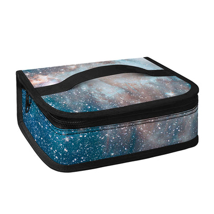 White Cloud Galaxy Space Print Small Lunch Bag