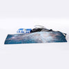 White Cloud Galaxy Space Print Sports Towel