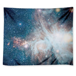 White Cloud Galaxy Space Print Tapestry
