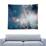 White Cloud Galaxy Space Print Tapestry