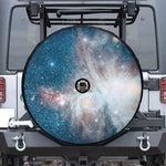 White Cloud Galaxy Space Print Tire Cover With Camera Hole