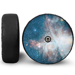 White Cloud Galaxy Space Print Tire Cover With Camera Hole