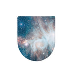 White Cloud Galaxy Space Print Toilet Lid Cover