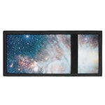 White Cloud Galaxy Space Print Trifold Wallet