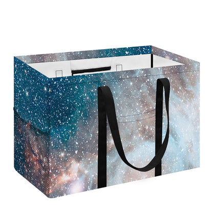 White Cloud Galaxy Space Print Utility Tote Bag