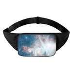 White Cloud Galaxy Space Print Waist Bag