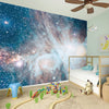 White Cloud Galaxy Space Print Wall Sticker