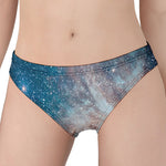 White Cloud Galaxy Space Print Women's Panties