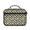 White Daffodil Flower Pattern Print Briefcase Bible Bag