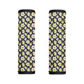 White Daffodil Flower Pattern Print Handle Covers