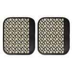 White Daffodil Flower Pattern Print Handle Covers
