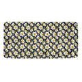 White Daffodil Flower Pattern Print Towel