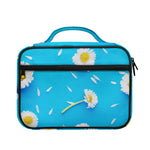 White Daisy Flower Print Briefcase Bible Bag