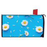White Daisy Flower Print Mailbox Cover