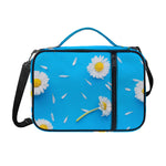 White Daisy Flower Print Shoulder Strap Bible Bag