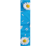 White Daisy Flower Print Table Runner