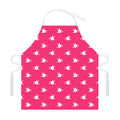 White Dove Breast Cancer Pattern Print Adjustable Apron