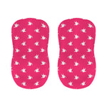 White Dove Breast Cancer Pattern Print Bar Stool Covers