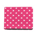 White Dove Breast Cancer Pattern Print Bifold Wallet
