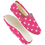 White Dove Breast Cancer Pattern Print Casual Shoes