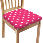 White Dove Breast Cancer Pattern Print Chair Cushion Cover