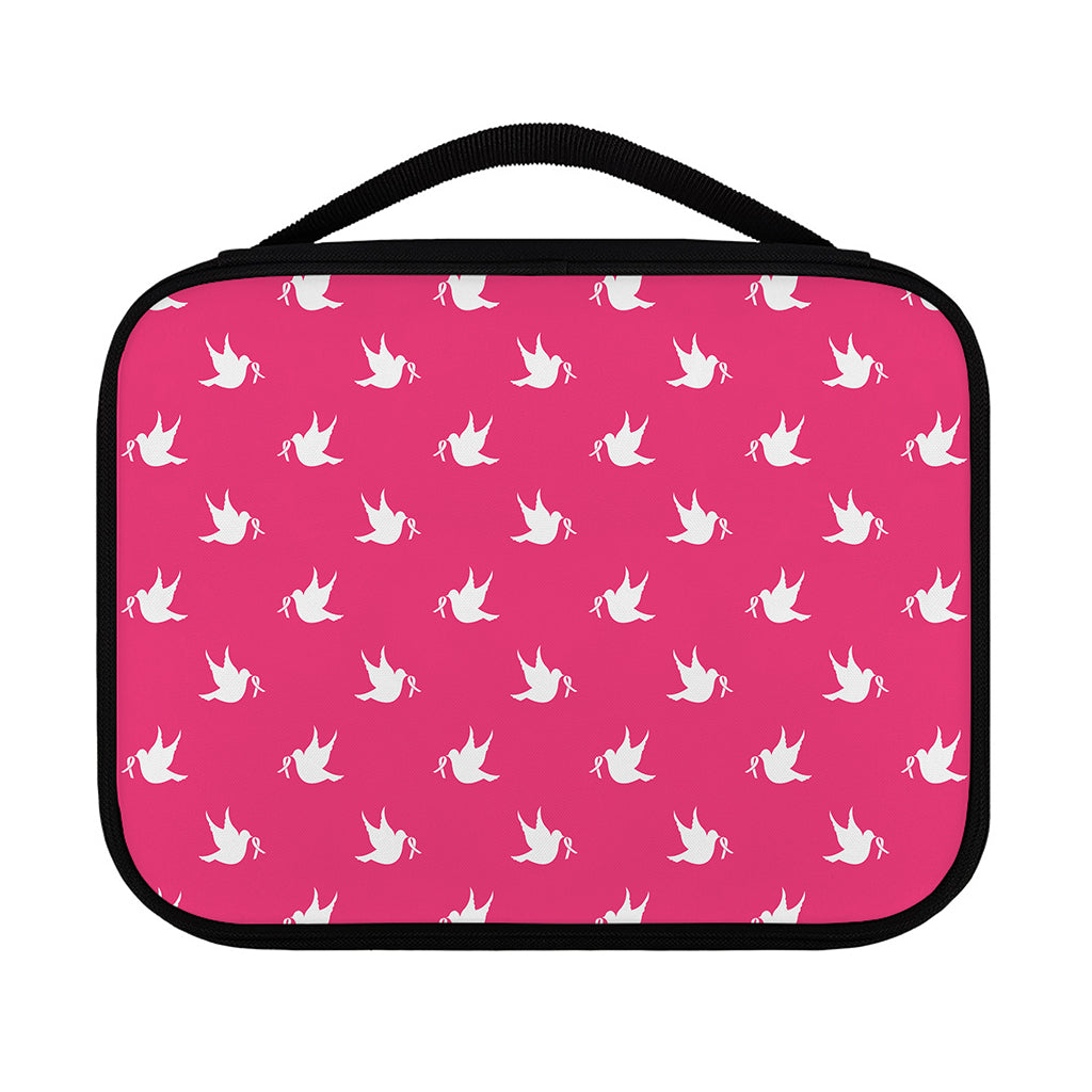White Dove Breast Cancer Pattern Print Classic Bible Case