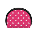 White Dove Breast Cancer Pattern Print Coin Purse