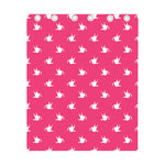 White Dove Breast Cancer Pattern Print Curtain